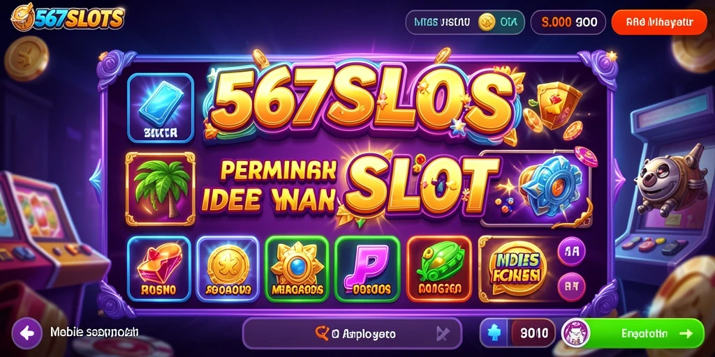 Screenshot gameplay 567SLOTS yang menunjukkan serunya permainan slot Idle.
