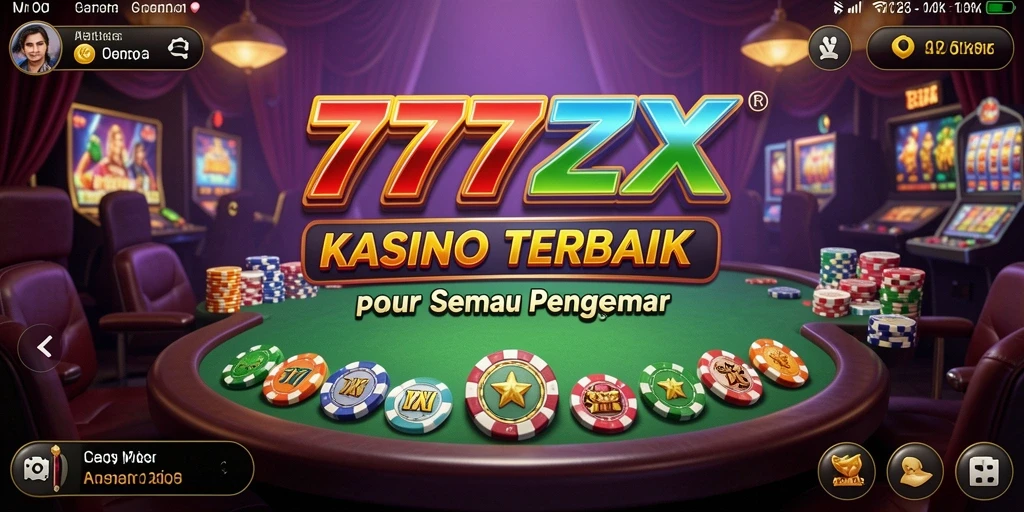 Gameplay menarik dari 777ZX dengan berbagai permainan kasino.