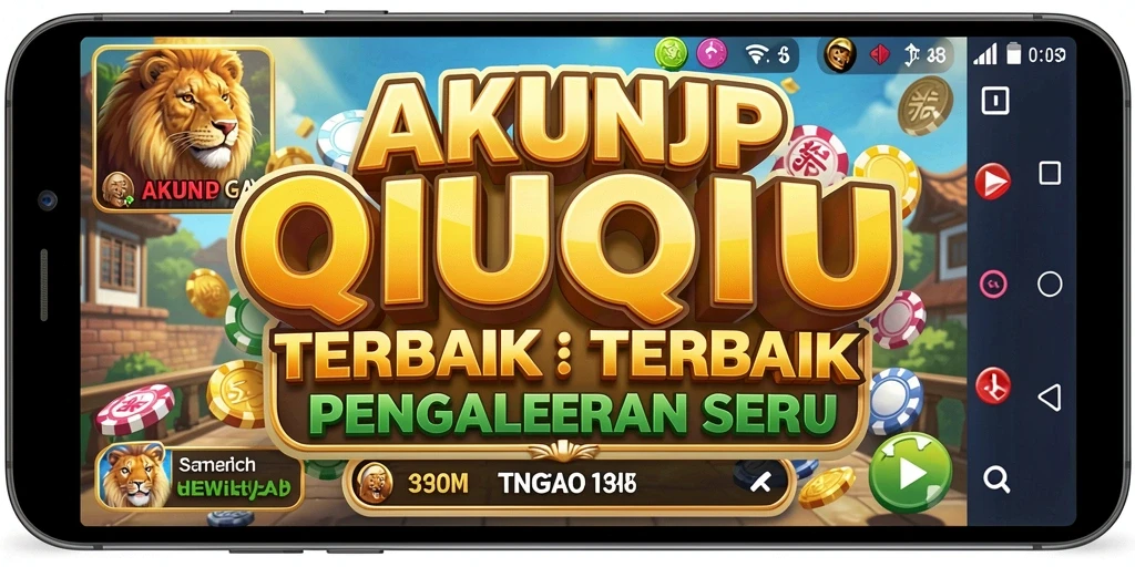 Gameplay QiuQiu AKUNJP yang menegangkan dan seru.