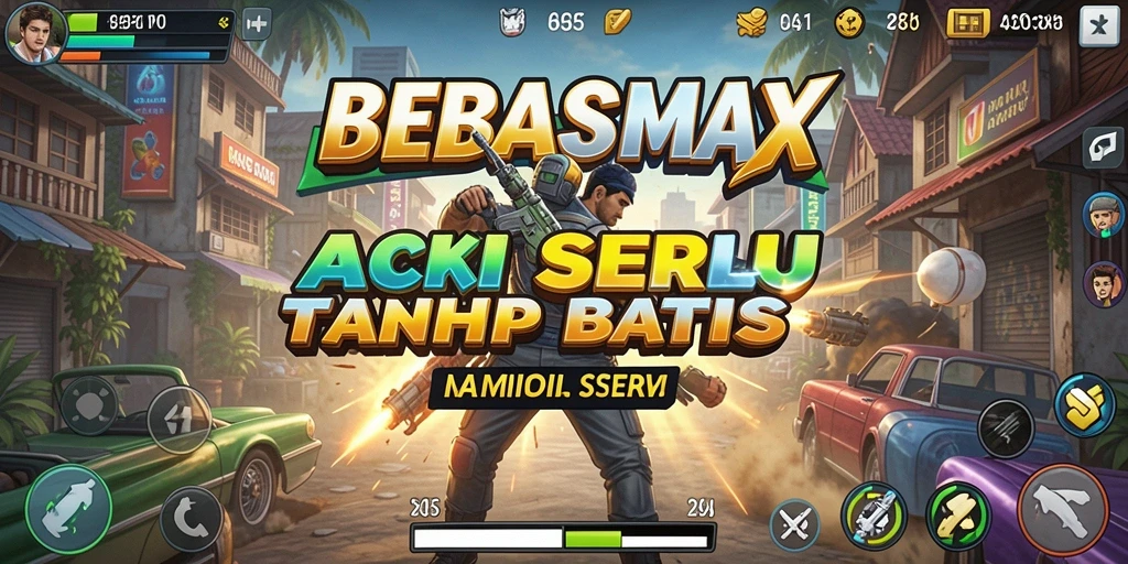 Gameplay menegangkan dengan berbagai aksi seru di BEBASMAX.