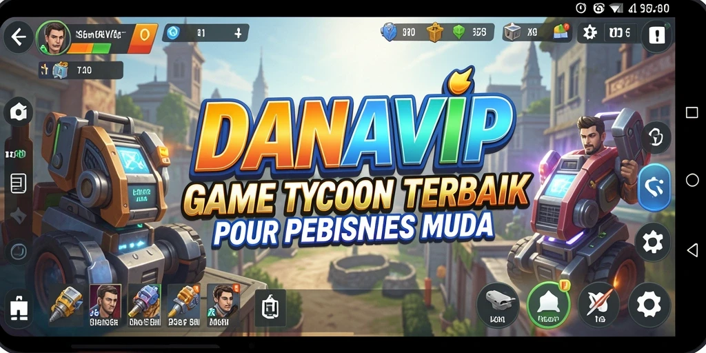 Tampilan layar permainan <strong>DANAVIP</strong> yang menampilkan pengalaman Tycoon yang mendebarkan.