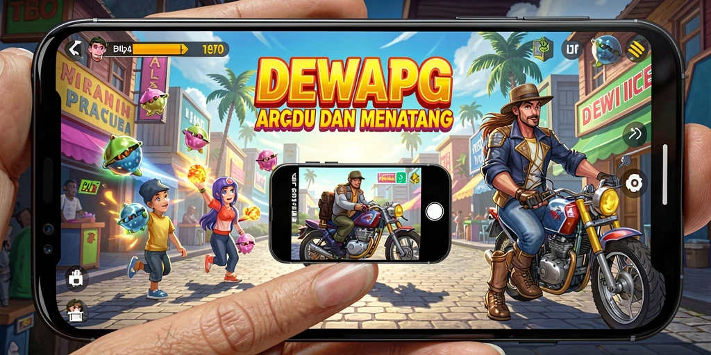 Tampilan menarik gameplay DEWAPG yang seru dan menantang.