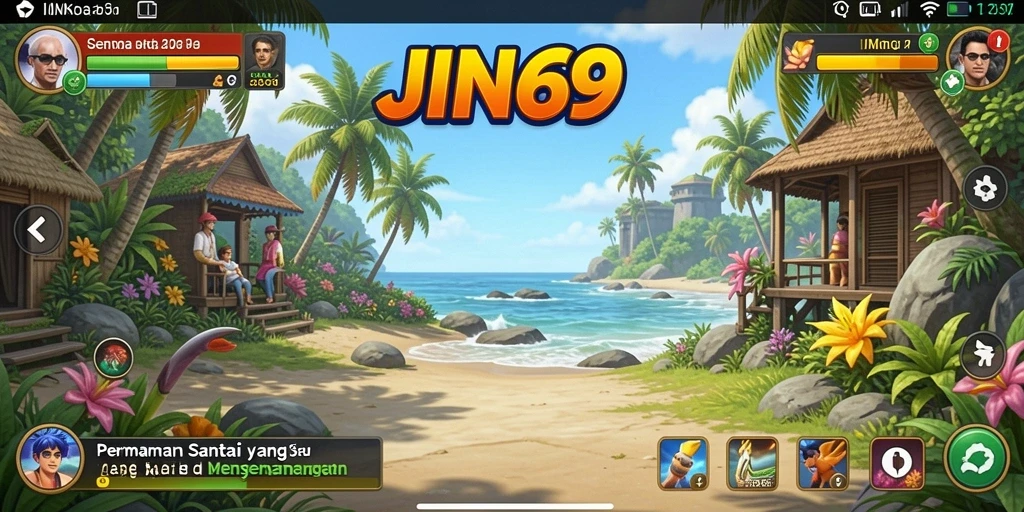 Tampilan gameplay seru dari JIN69 yang membuat ketagihan.
