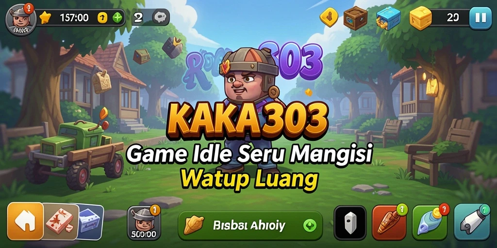 Tampilan gameplay KAKA303 yang menarik dengan elemen Idle yang mudah dimengerti.