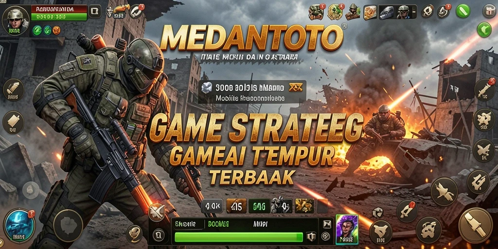Tampilan gameplay seru dalam MEDANTOTO yang menambahkan elemen strategi.