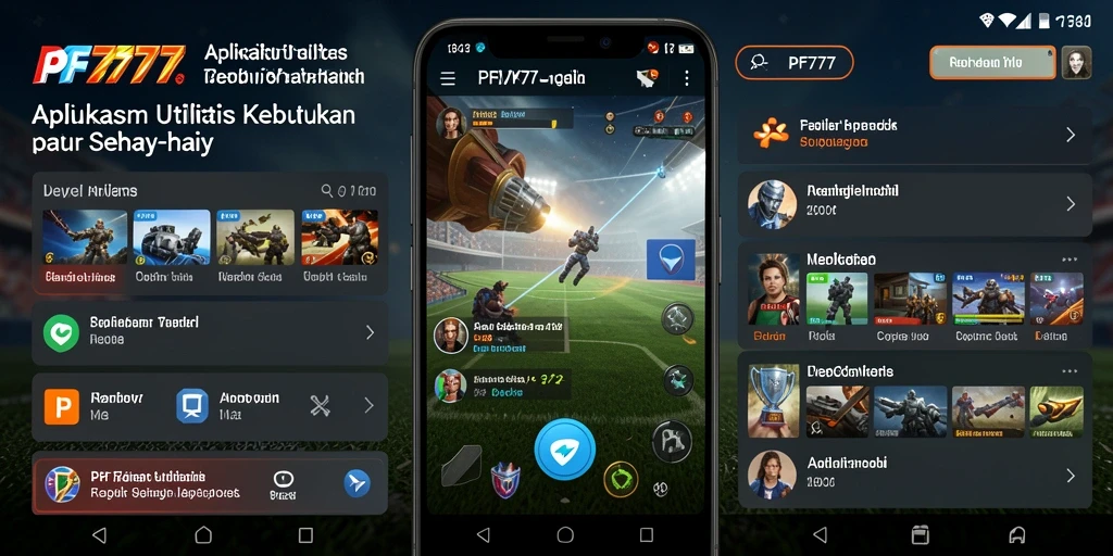 Tampilan antarmuka PF777 yang intuitif dan mudah digunakan.
