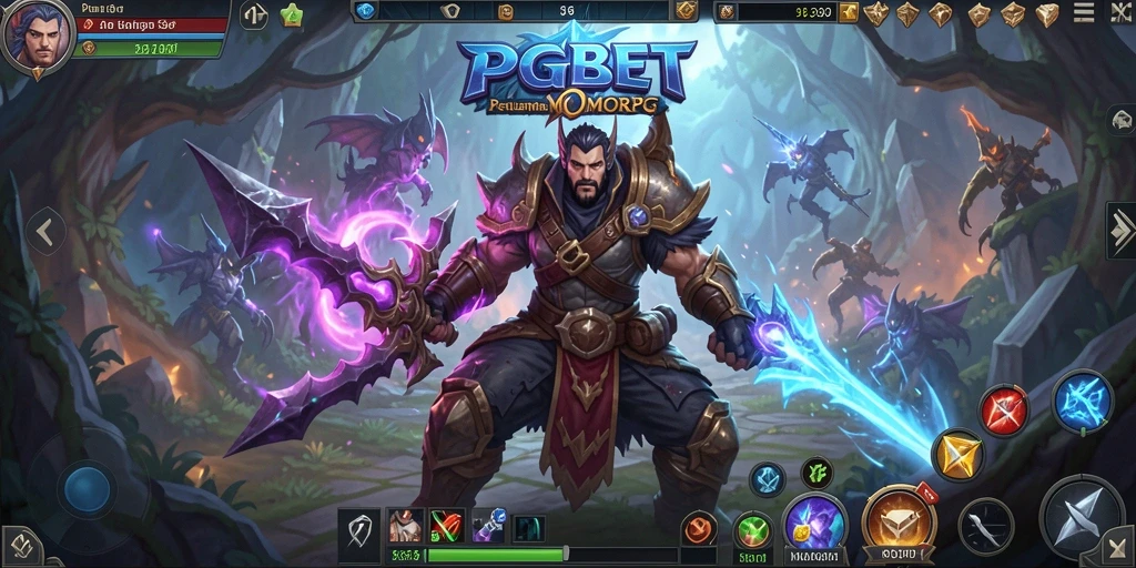 Screenshot gameplay PGBET yang menunjukkan pertarungan epik antara karakter.