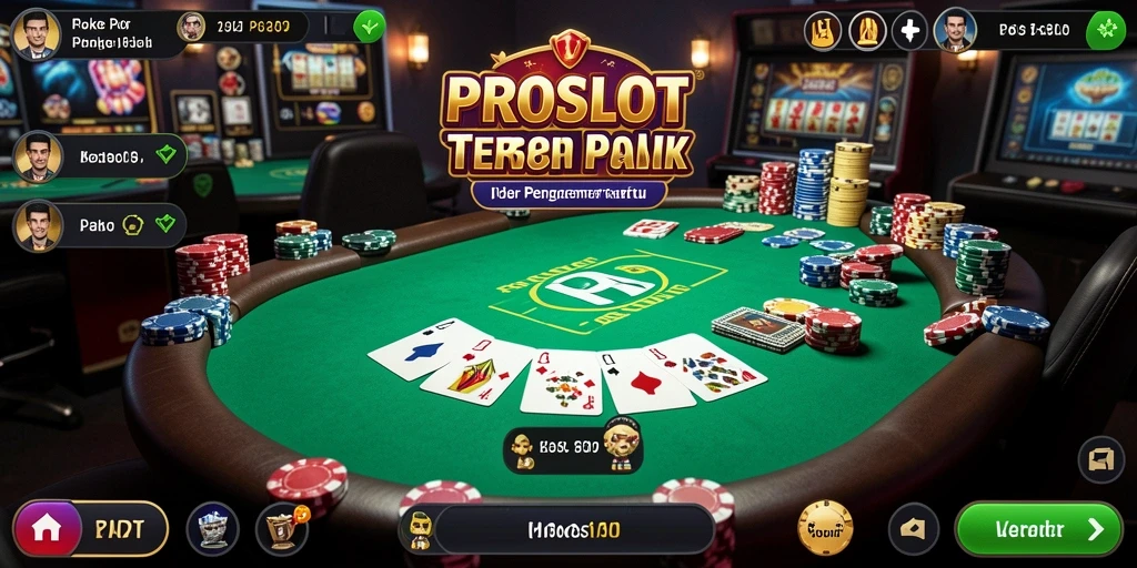 Tampilan gameplay seru dari PROSLOT dengan pemain yang bersaing.