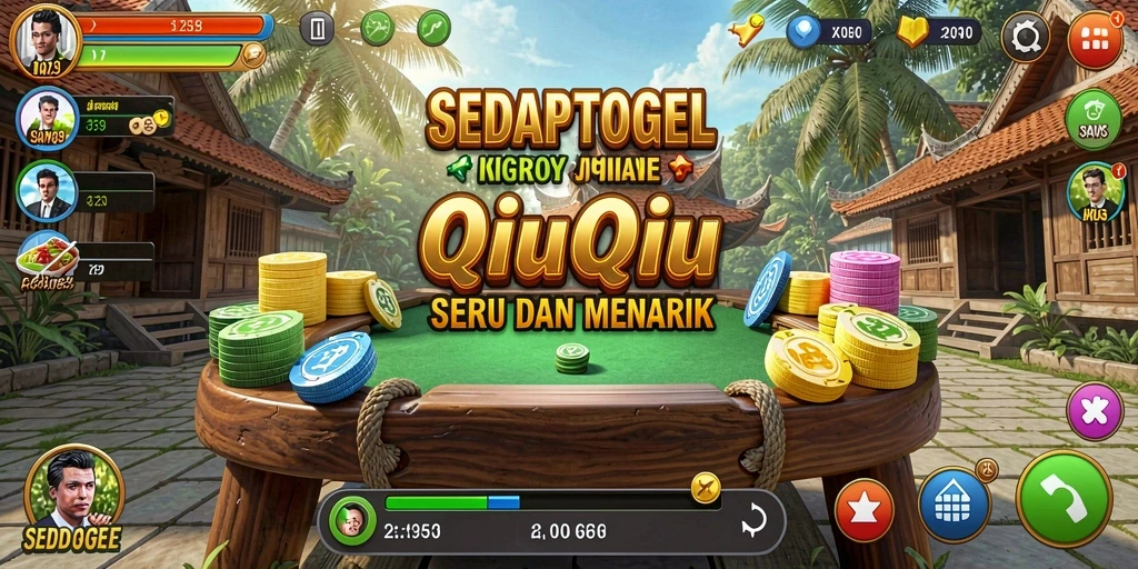 Screenshot gameplay QiuQiu SEDAPTOGEL yang seru dan menantang.