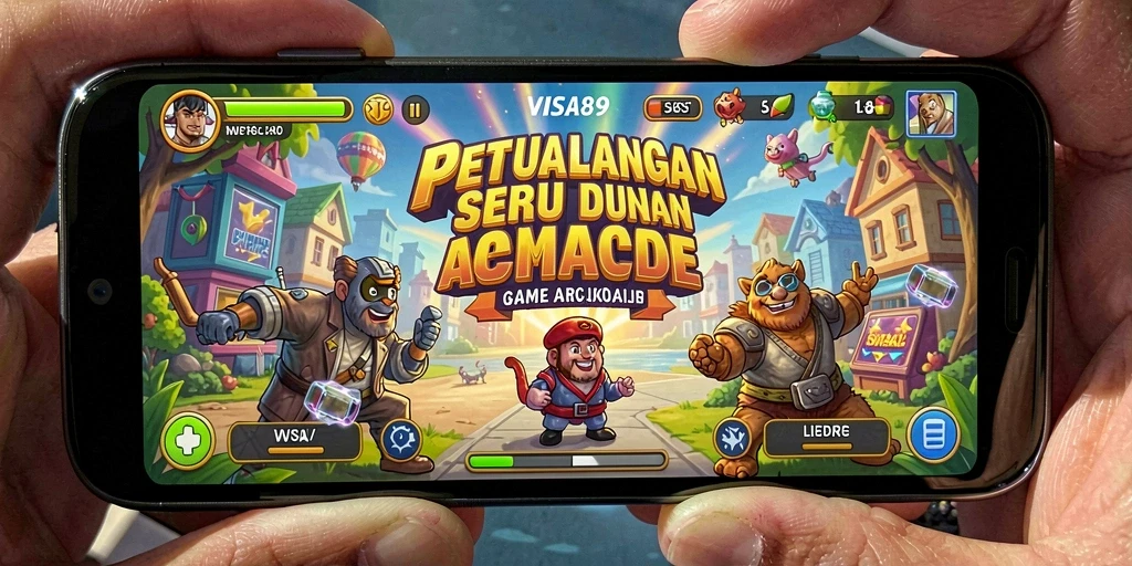 Tampilan gameplay yang seru dan penuh tantangan dalam VISA89.