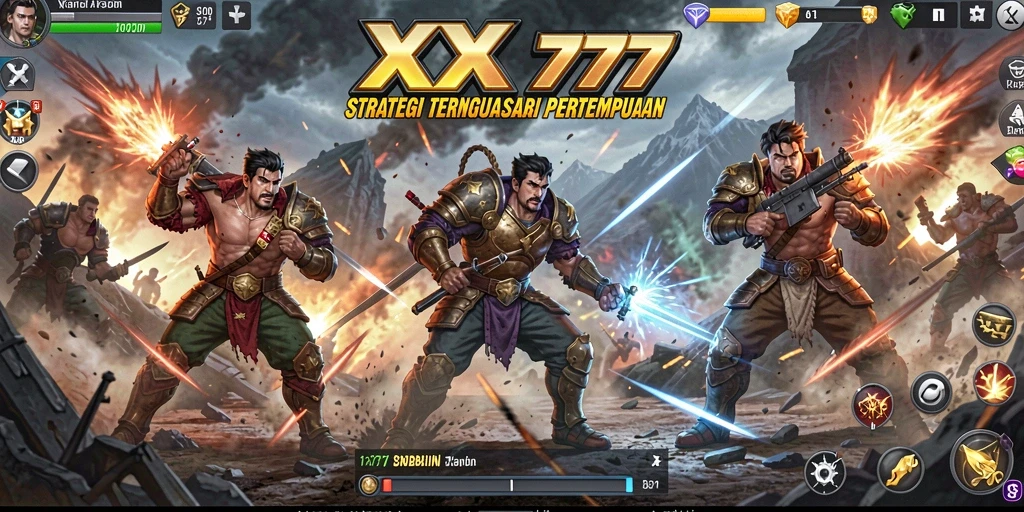 Screenshot gameplay XXX777 yang intens dan strategis.